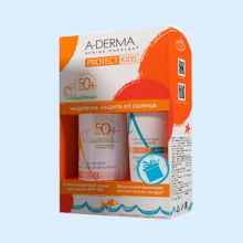 А-ДЕРМА НАБОР ПРОТЕКТ КИДС (СПРЕЙ СПФ-50+ 200МЛ.+ЛОСЬОН 100МЛ.) [A-DERMA]