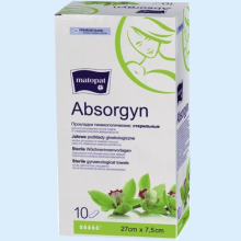 АБСОРГИН ПРОКЛАДКИ ГИНЕК. 27Х7,5 №10 [ABSORGYN]