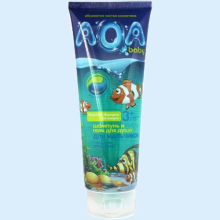 АКВА БЕБИ ШАМПУНЬ-ГЕЛЬ Д/ДУША МОРСКИЕ МИНЕРАЛЫ Д/МАЛ. 250МЛ. [AQA BABY]