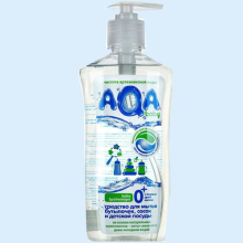 АКВА БЕБИ СРЕДСТВО Д/МЫТЬЯ БУТЫЛОЧЕК/СОСОК И ПОСУДЫ 500МЛ. [AQA BABY]