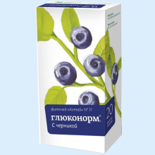 АЛТАЙ ФИТОЧАЙ №11 ГЛЮКОНОРМ С ЧЕРНИКОЙ 2Г. №20 ПАК.