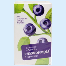 АЛТАЙ ФИТОЧАЙ №11 ГЛЮКОНОРМ ЧЕРНИКА №30 ПАК. 4607020902442