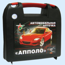 АППОЛО АПТЕЧКА АВТОМОБИЛЬНАЯ АВТО ДОРОЖНАЯ ПЛАСТ.ЧЕМ.