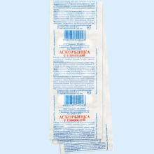 АСКОРБИНОВАЯ К-ТА 25МГ. ГЛЮКОЗА №10 ТАБ.