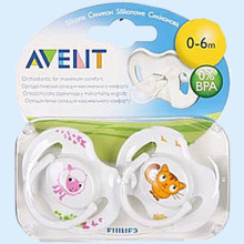 АВЕНТ ДОМ.ЖИВОТНЫЕ ПУСТЫШКА СИЛИК. 0-6МЕС. №2 УП. /АРТ.83510/182/23/ [AVENT]