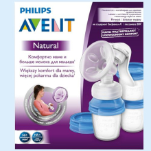 АВЕНТ МОЛОКООТСОС НАТУРАЛ+КОНТЕЙНЕР /АРТ.86540/330/13/ [AVENT]