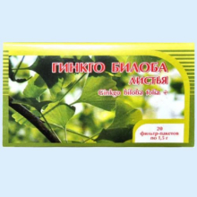 АЗБУКА ТРАВ ГИНКГО БИЛОБА ЛИСТЬЯ 1,5Г. №20 ПАК.