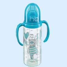 БЕБИ ХЭППИ БУТЫЛОЧКА СОСКА СИЛИК. 250МЛ. /АРТ.10005/ [BABY HAPPY] БЭБИ