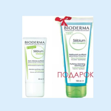 БИОДЕРМА НАБОР (СЕБИУМ ГЛОБАЛЬ КРЕМ 30МЛ.+СЕБИУМ МУСС) [BIODERMA]