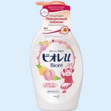 БИОРЕ ГЕЛЬ Д/ДУША Персиковый соблазн 480МЛ. [BIORE]
