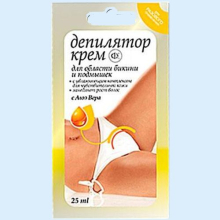 БЫСТРОЕ УДАЛЕНИЕ КРЕМ Д/ДЕПИЛ. БИКИНИ Д/ЧУВСТВ.КОЖИ АЛОЭ ВЕРА 25МЛ. ФИТО