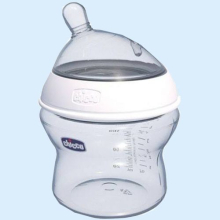 ЧИККО БУТЫЛОЧКА ПЛАСТ. НАКЛОН. СОСКА 150МЛ. /АРТ.6007/[CHICCO]