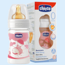 ЧИККО БУТЫЛОЧКА WELL-BEING Д/ДЕВ. ЛАТ. СОСКА 150МЛ. 0+МЕС. /АРТ.5002/ [CHICCO]