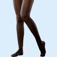 Чулки с ажурн верх.Venotex арт 1С202(L,черн)