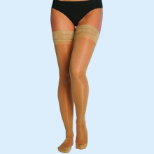 Чулки с ажурн верх.Venotex арт 2С200(S,телесн)