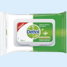 ДЕТТОЛ САЛФЕТКИ А/БАКТ. №50 /DETTOL/