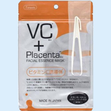 ДЖАПАН ГОЛЗ МАСКА Д/ЛИЦА ПЛАЦЕНТА+ВИТАМИН С №7 [JAPAN GALS]