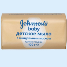 ДЖОНСОНС БЭЙБИ МЫЛО ДЕТ. МИНДАЛЬ 100Г. [JOHNSON S] 3574660146318
