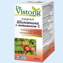 ДОК.ВИСТОНГ СИРОП ШИПОВНИК+ВИТАМИНЫ 150МЛ. [DR.VISTONG] 4607039974010
