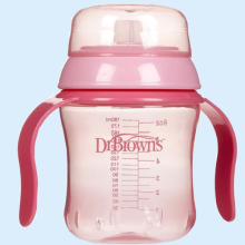 ДОКТОР БРАУН ЧАШКА-ПОИЛЬНИК МЯГК. НОСИК 180МЛ. С РУЧКАМИ /АРТ.3375/ [DR.BROWN'S]