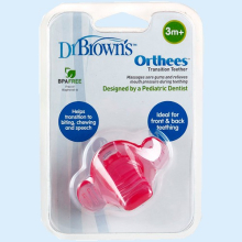 ДОКТОР БРАУН ПРОРЕЗЫВАТЕЛЬ ORTHEES РОЗ. /АРТ.TE332/ [DR.BROWN'S]