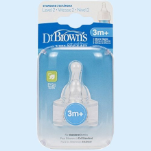 ДОКТОР БРАУН СОСКА СИЛИК. Д/БУТ. 3-6 МЕС. СТАНД. №2 /АРТ.322/ [DR.BROWN'S]