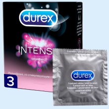 ДЮРЕКС ПРЕЗЕРВАТИВ INTENSE ORGASMIC №3 [DUREX]