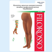 ФИЛОРОССО КОЛГОТКИ ЛЕЧ.-ПРОФ. 40DEN Р.3 БЕЖ. 4610017197813