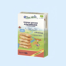 ФЛЕР АЛЬПИН ПЕЧЕНЬЕ АЛЬПИЙСКОЕ ПРЕБИО 150Г. [FLEUR ALPIN] (Детское питание)