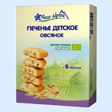 ФЛЕР АЛЬПИН ПЕЧЕНЬЕ ОВСЯНОЕ 150Г. [FLEUR ALPIN] (Детское питание)