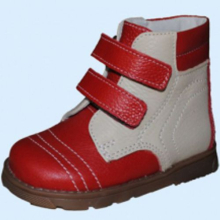 ФМ БОТИНКИ ГАЛЛИЙ БЕЖ-КРАСН. 02E0807LG27 (Детская ортопедическая обувь Футмастер)