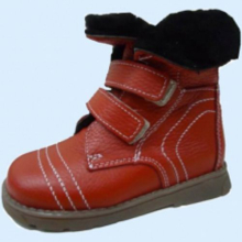 ФМ БОТИНКИ МЕХ. ГЕРДА КРАСН.НАТУР.МЕХ 02R07LGMN26 (Детская ортопедическая обувь Футмастер)