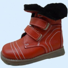 ФМ БОТИНКИ МЕХ. ГЕРДА КРАСН.НАТУР.МЕХ 02R07LGMN33 (Детская ортопедическая обувь Футмастер)