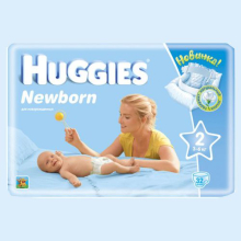 ХАГГИС ПОДГУЗНИКИ Д/НОВОРОЖД. 3-6КГ №32 [HUGGIES] 5029053520742