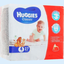 ХАГГИС ПОДГУЗНИКИ КЛАССИК 7-18КГ №27 МАКСИ [HUGGIES] 5029053543130