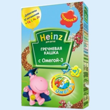 ХАЙНЦ КАША 200Г. ГРЕЧКА+ОМЕГА-3 [HEINZ] (Детское питание)