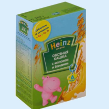 ХАЙНЦ КАША 250Г. ОВСЯНКА+БАНАН МОЛ. 6+МЕС. [HEINZ] (Детское питание)
