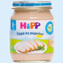 ХИПП ПЮРЕ 80Г. ИНДЕЙКА 6+МЕС. [HIPP] (Детское питание)