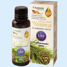 Живица кедровая  ( 30%) на кедровом масле с алоэ 100мл.