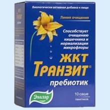 ЖКТ ТРАНЗИТ ПРЕБИОТИК 2,7Г. №10 САШЕ /ЭВАЛАР/ 4602242004769, 4602242007388