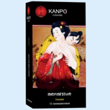 КАНПО ПРЕЗЕРВАТИВЫ №12 СЕНСИТИВ ТОНКИЕ ЧЕРН. [KANPO]