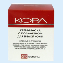 КОРА КРЕМ-МАСКА Д/ЛИЦА ФИТОЛИФТИНГ КОЛЛАГЕН 100МЛ. /АРТ.2800/