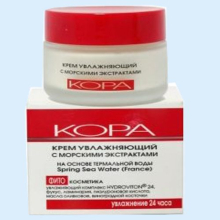 КОРА КРЕМ УВЛАЖН. ТЕРМ.ВОДА 50МЛ. /АРТ.42849/3002/ 4607012142849