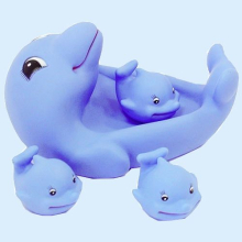 КУРНОСИКИ ИГРУШКА Д/ВАННЫ ВЕСЕЛЫЕ ДЕЛЬФИНЫ /АРТ.25076/ 4605658250768, 4893949250768