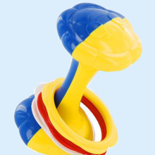 КУРНОСИКИ ИГРУШКА-ПОГРЕМУШКА ГАНТЕЛЬКА /АРТ.21315/