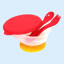 КУРНОСИКИ ТАРЕЛОЧКА НА ПРИСОСКЕ ВИЛКА+ЛОЖКА /АРТ.17319/ 4893949173197