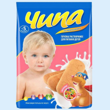 МАЛЫШОК ЧИПА ПЕЧЕНЬЕ ФРУКТОВЫЙ 200/180Г. (Детское питание)