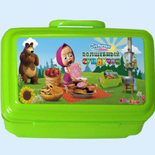 МАША И МЕДВЕДЬ НАБОР ВОЛШЕБНЫЙ СУНДУЧОК (БАЛЬЗАМ ЛИП.ЦВЕТ 190МЛ.+ШАМПУНЬ 7 ТРАВ 190МЛ.)