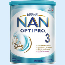 НАН-3 СМЕСЬ МОЛОЧНАЯ 800Г. (ОПТИПРО) [NAN] (Детское питание)