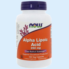 НАУ ФУДС АЛЬФА-ЛИПОЕВАЯ КИСЛОТА 250 МГ №120 КАПС. [NOW FOODS]